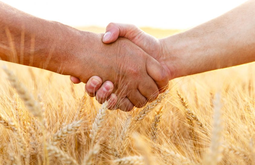 mains partenariat agricole